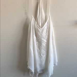 Sheer white tank